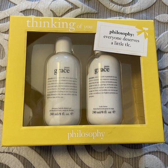 Philosophy Other - NEW Philosophy Thinking Of You, Pure Grace Lotion And Shower Gel 2 Pc Gift Set